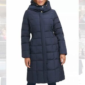 Cole Haan Box-Quilt Down Puffer Jacket